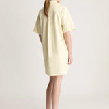 Lee Mathews Drill Mini Dress in Butter