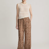 Lee Mathews Monogram Pant in Walnut