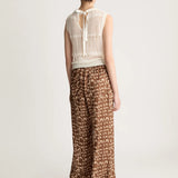 Lee Mathews Monogram Pant in Walnut