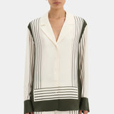 Sir Leilana Shirt in Garden Stripe