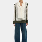 Sir Leilana Shirt in Garden Stripe