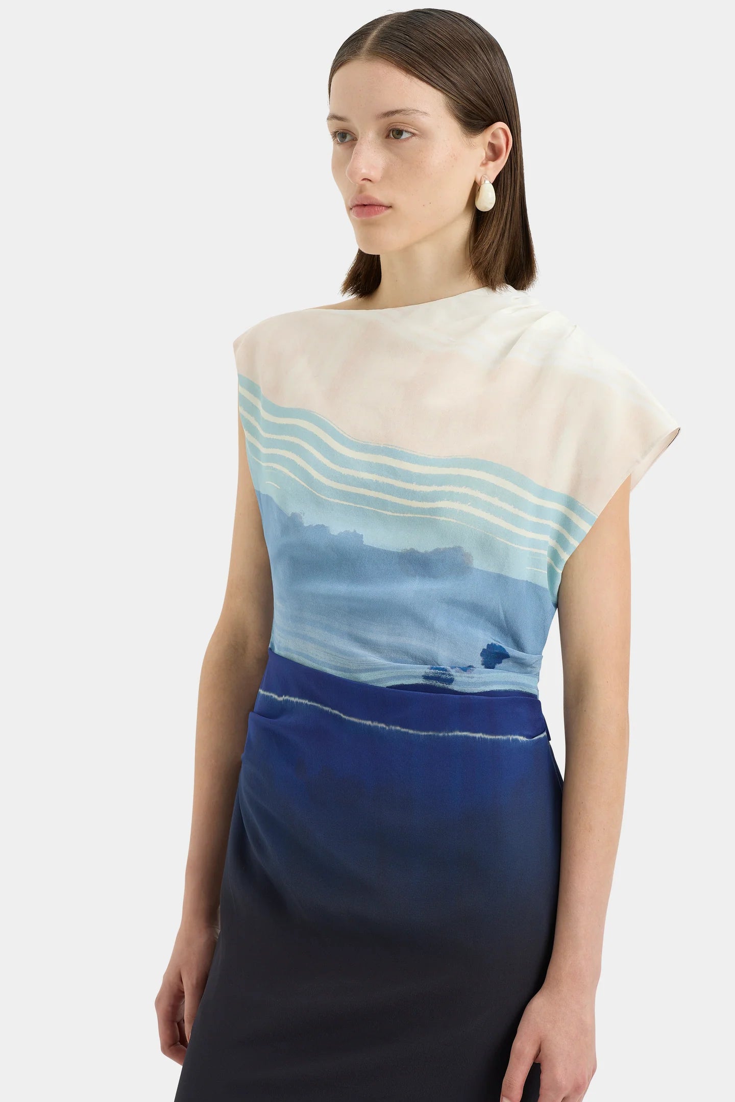 Sir Mariner Midi Dress in Shoreline Stripe