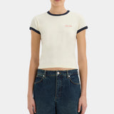 Sir Yes SIR. Fitted Tee in Ivory