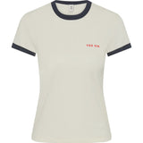 Sir Yes SIR. Fitted Tee in Ivory
