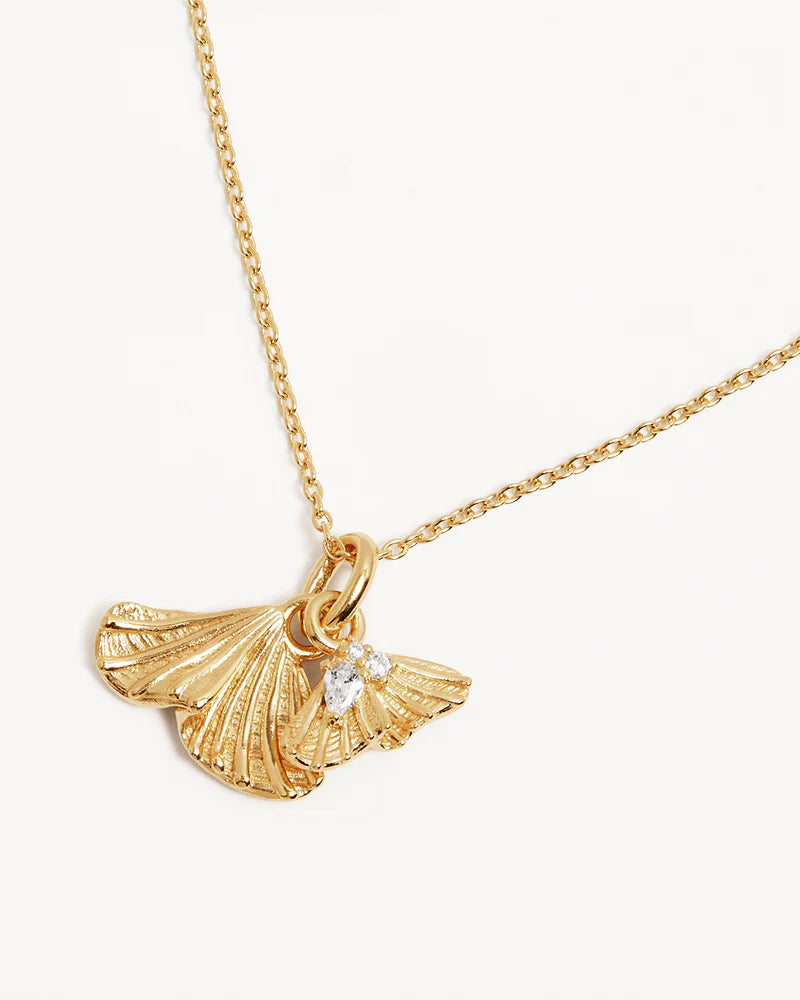 By Charlotte Ocean Whisper Necklace in 18K Gold Vermeil