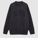 Anine Bing Bradie Sweatshirt Bing in Black