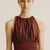 Esse Studios Cotton Rib Tank Top in Java