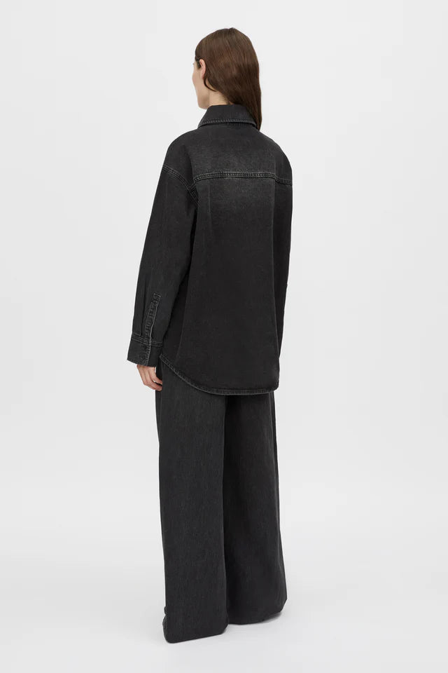 Camilla and Marc Blanca Denim Shirt in Soft Black