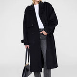 Anine Bing Jeremy Baseball Cap in Washed Smoke Grey