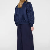 Anine Bing Leon Bomber in Midnight Blue