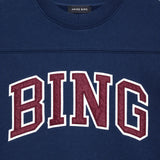 Anine Bing Trenton Sweatshirt Bing in Washed Navy