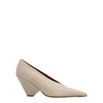 Camilla and Marc Rhys Croc Pump in Cream
