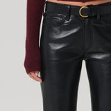 Citizens Of Humanity Genova Low Rise Boot in Leather in Black