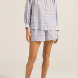 Ilio Nema Salome Blouse in Eyelet Stripe Voile