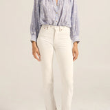 Ilio Nema Salome Blouse in Eyelet Stripe Voile