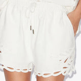 Isabel Marant Balyme Shorts in White