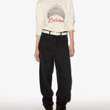 Isabel Marant Jenny Pants in Faded Black