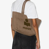 Isabel Marant Yenky Zipped Small Bag in Khaki