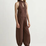 Posse Phoebe Top in Chocolate and Vanilla