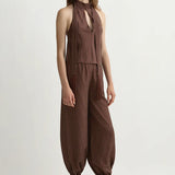 Posse Phoebe Top in Chocolate and Vanilla