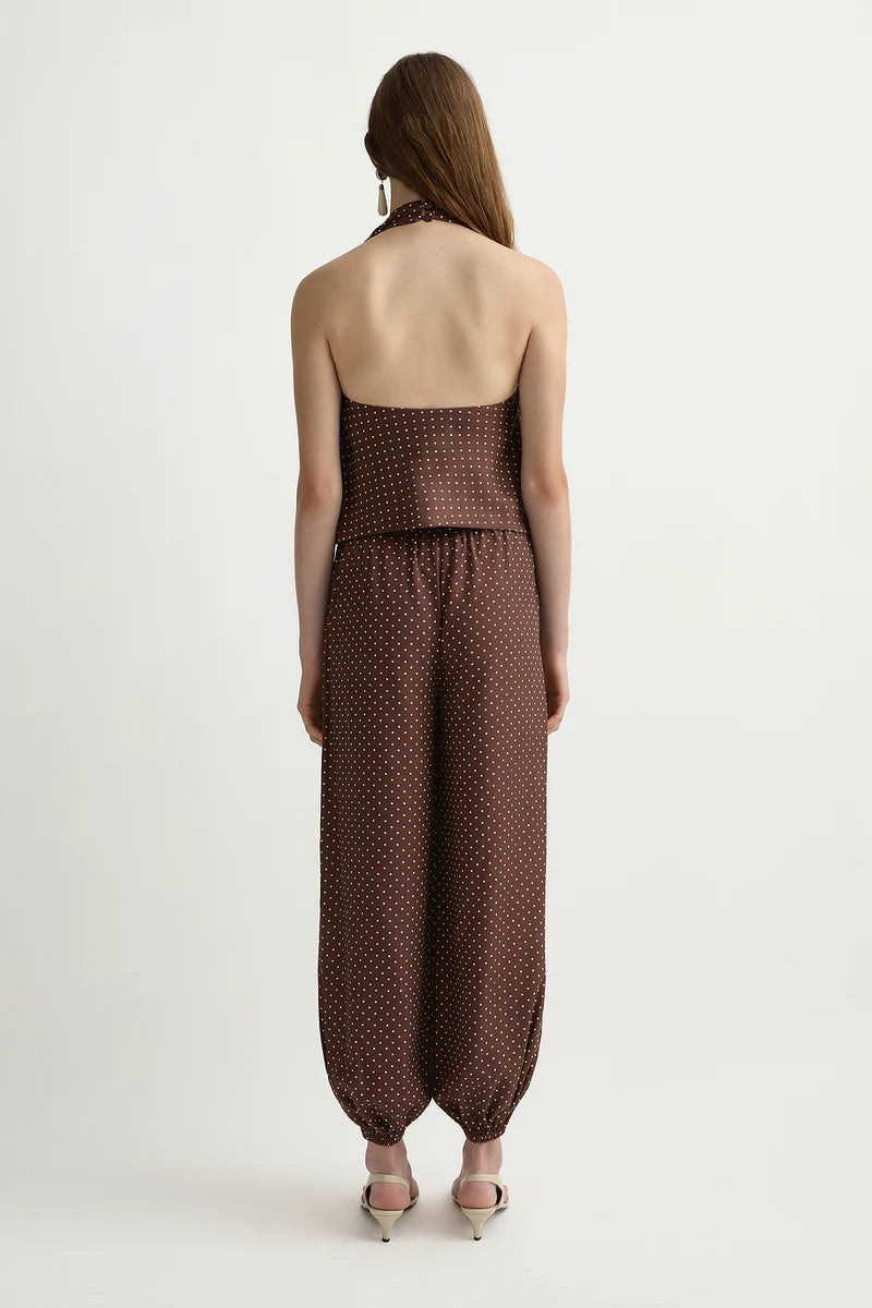 Posse Phoebe Top in Chocolate and Vanilla