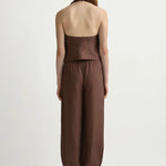 Posse Phoebe Top in Chocolate and Vanilla