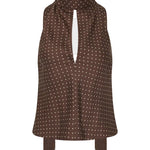 Posse Phoebe Top in Chocolate and Vanilla