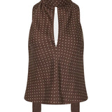 Posse Phoebe Top in Chocolate and Vanilla