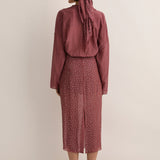 Sarah- Jane Clarke Quinn Blouse in Plum