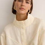 Sarah-Jane Clarke Wander Sweater in Twilight Ivory