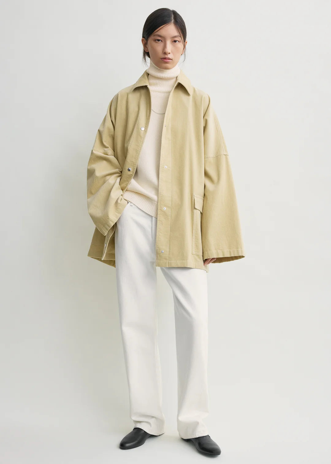 Toteme Cord Overshirt in Beige