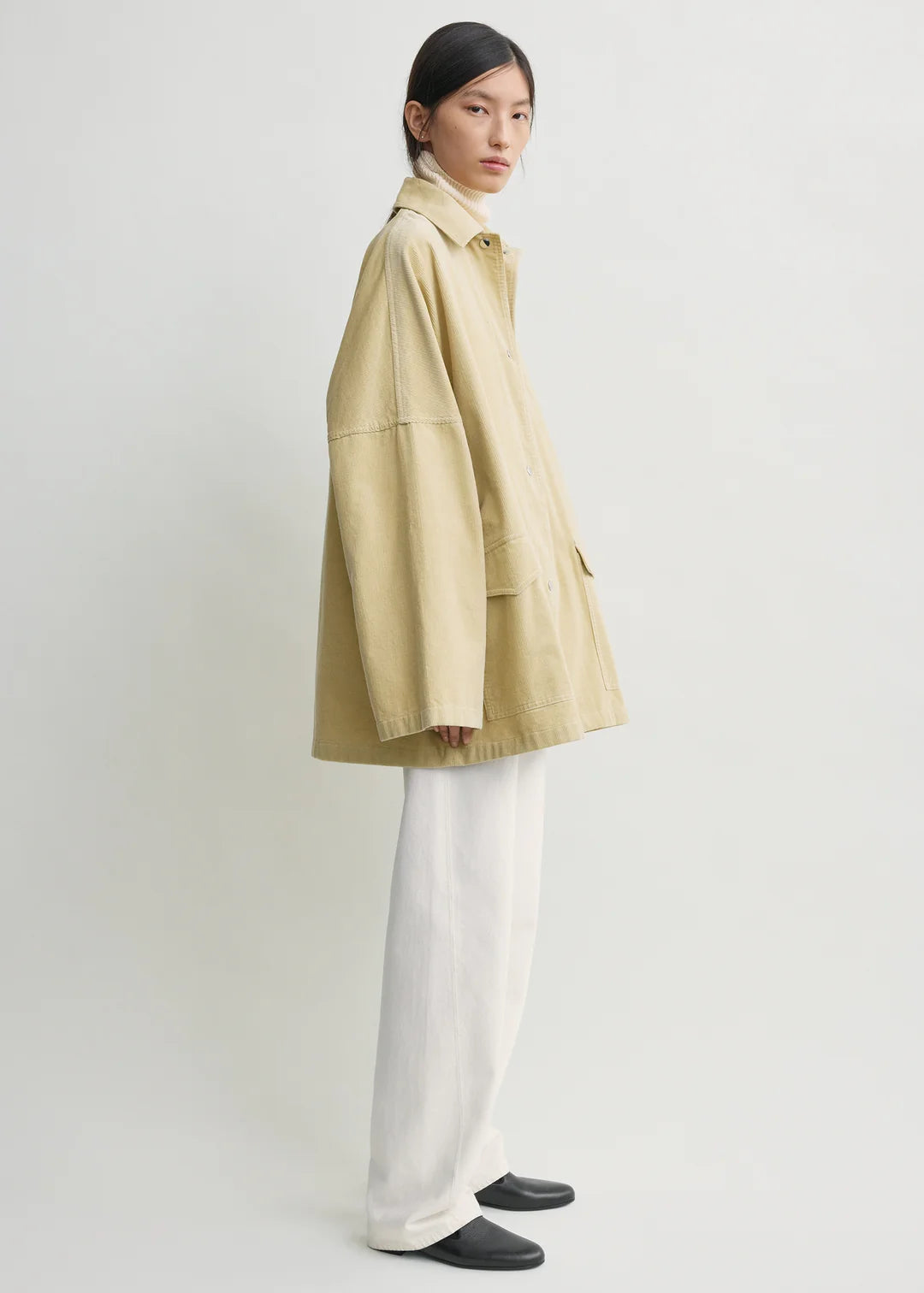 Toteme Cord Overshirt in Beige