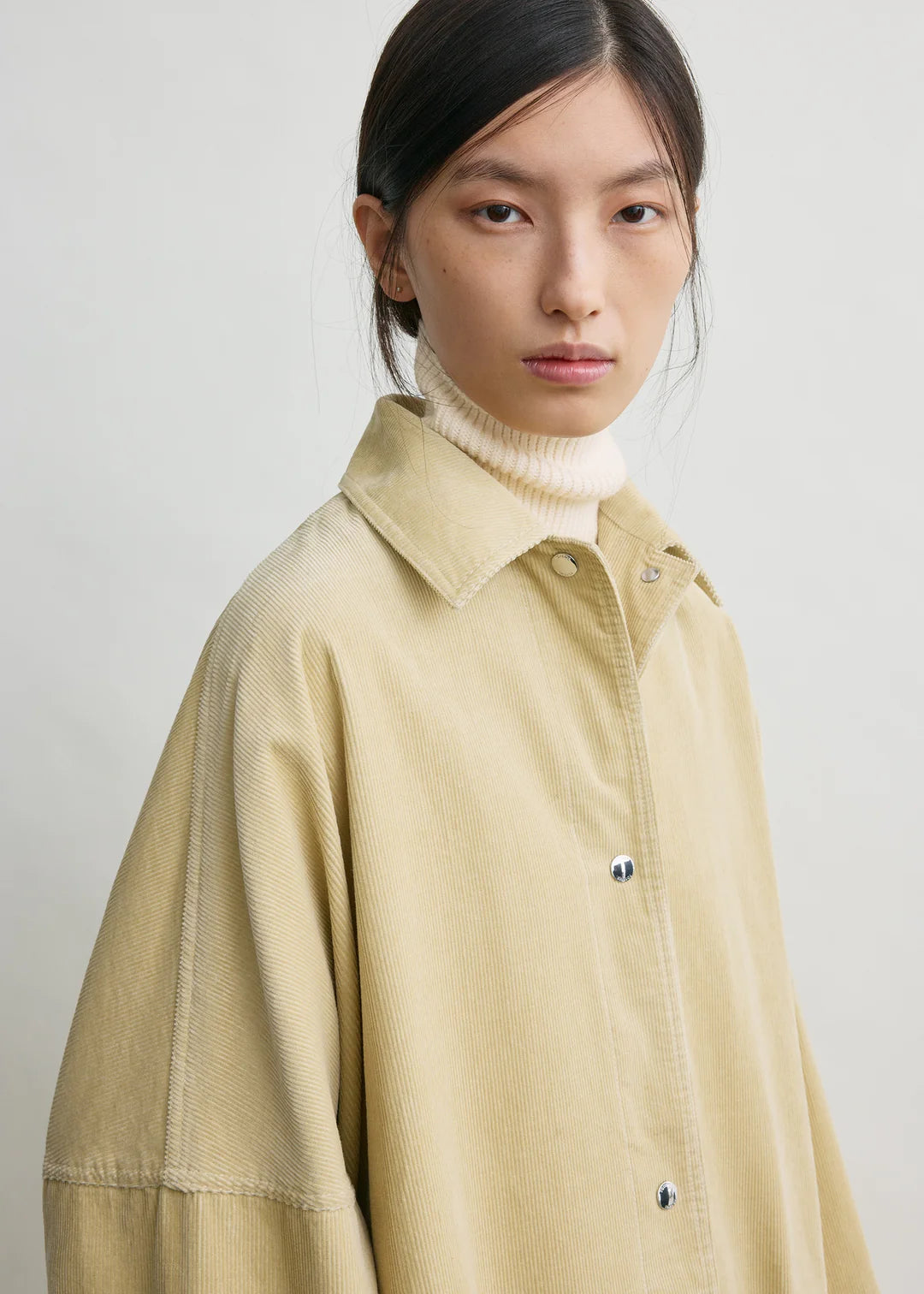 Toteme Cord Overshirt in Beige