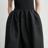 Toteme Gathered Evening Skirt in Black