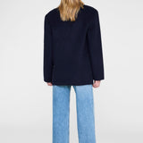 Anine Bing Quinn Blazer in  Midnight Blue Cashmere Blend