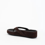 Alias Mae Akiko Flat in Choc Suede - detail view
