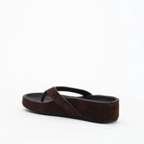 Alias Mae Akiko Flat in Choc Suede - detail view