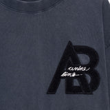 Anine Bing Beth Mini Dress in Washed Black