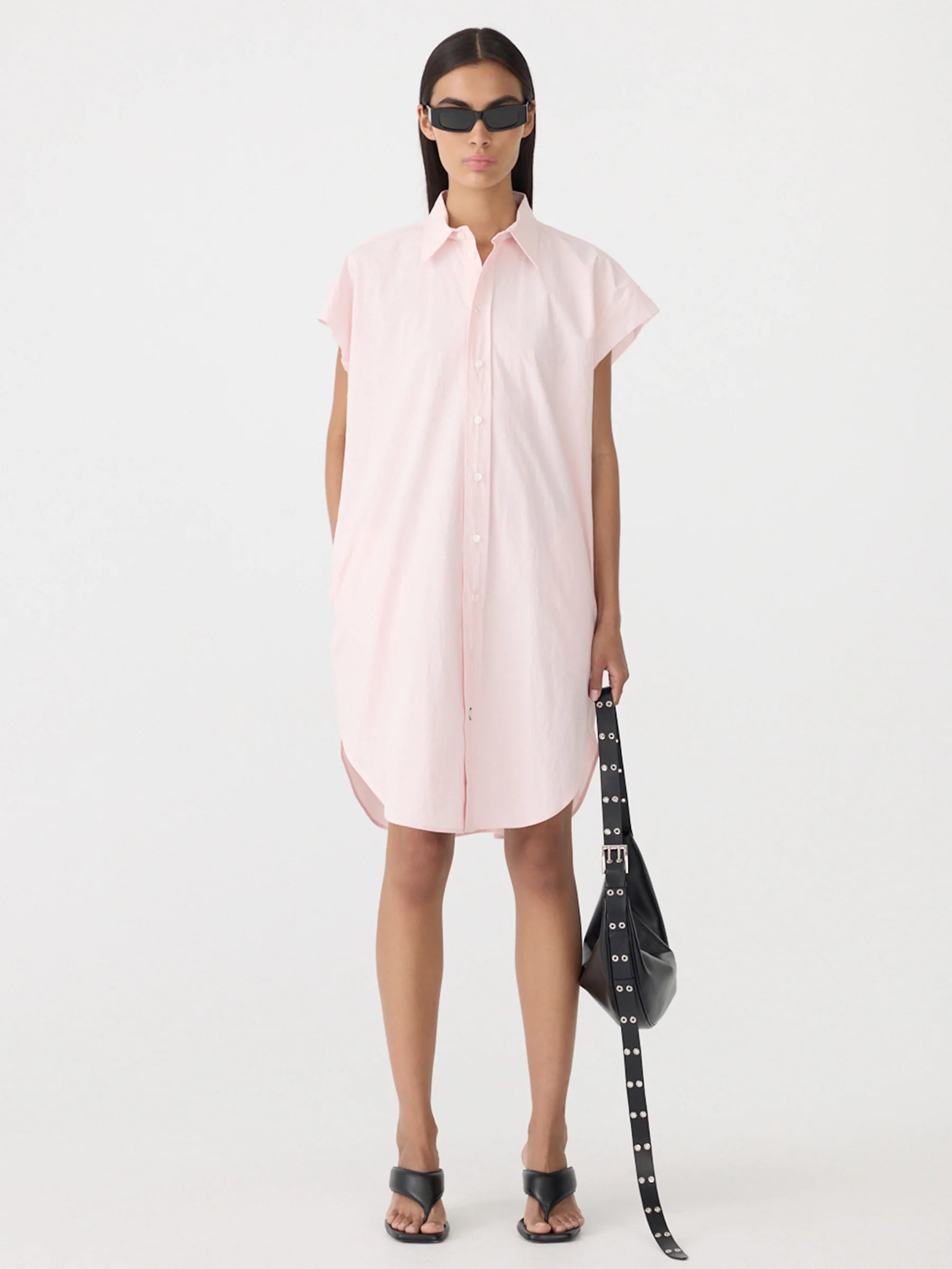 bassike denim shirt dress Mid Wash Dorothy Perkins Half Placket Denim Shirt Dress