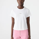 Bassike Embroidered Baby T-shirt in White