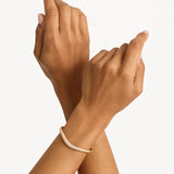 By Charlotte Crystal Wave Bangle in 18K Gold Vermeil