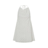 Camilla and Marc Louise Hankerchief Top in Soft White Check