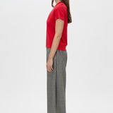 Camilla and Marc Rosa Monogram Neat Fit Tee in Poppy Red