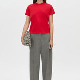 Camilla and Marc Rosa Monogram Neat Fit Tee in Poppy Red