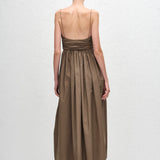 Matteau Gathered Bodice Dress in Birch