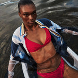 Ilio Nema Artemis Shirt Dress in Blue Sarong Voile