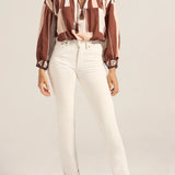 Ilio Nema Tyro Blouse in Pink and Brown Sarong Voile