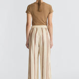 Jac and Jack Santo Pant in Ecru and Carabu