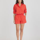 LMND Chiara Shorts in True Red