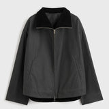 Toteme Zipped Country Jacket in Washed Black